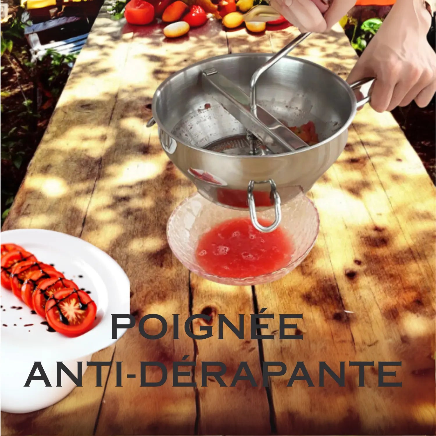Presse purée manuel moulinex poignées antidéapantes