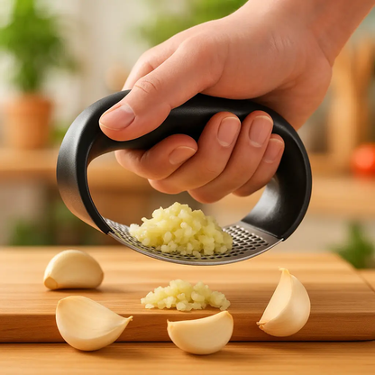 PRESSE AIL MANUEL EN ACIER INOX | ERGO-PRESS Paradis Cuisine