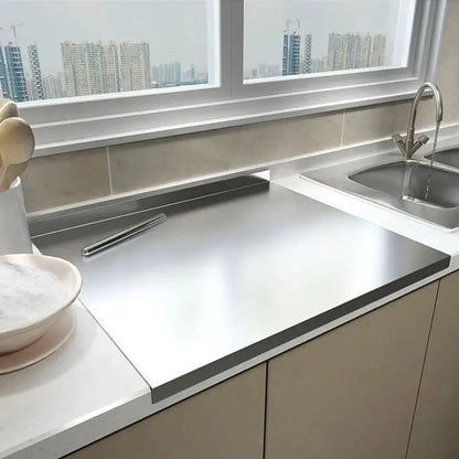 Planche à découper en acier inox demo