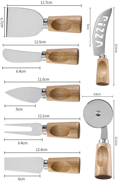 Set de couteau  à fromage  5  dimensions