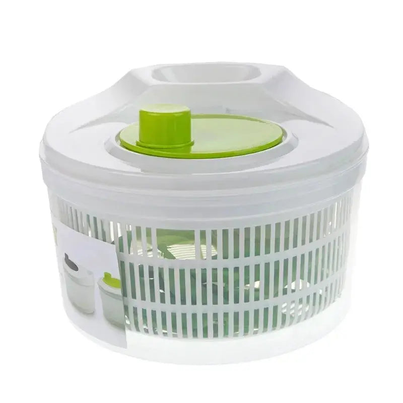 Salad Spinner for Leafy Vegetables, Lettuce Washer & Dryer, Kitchen Greens Drainer Strainer Crisper Tool Paradis Cuisine