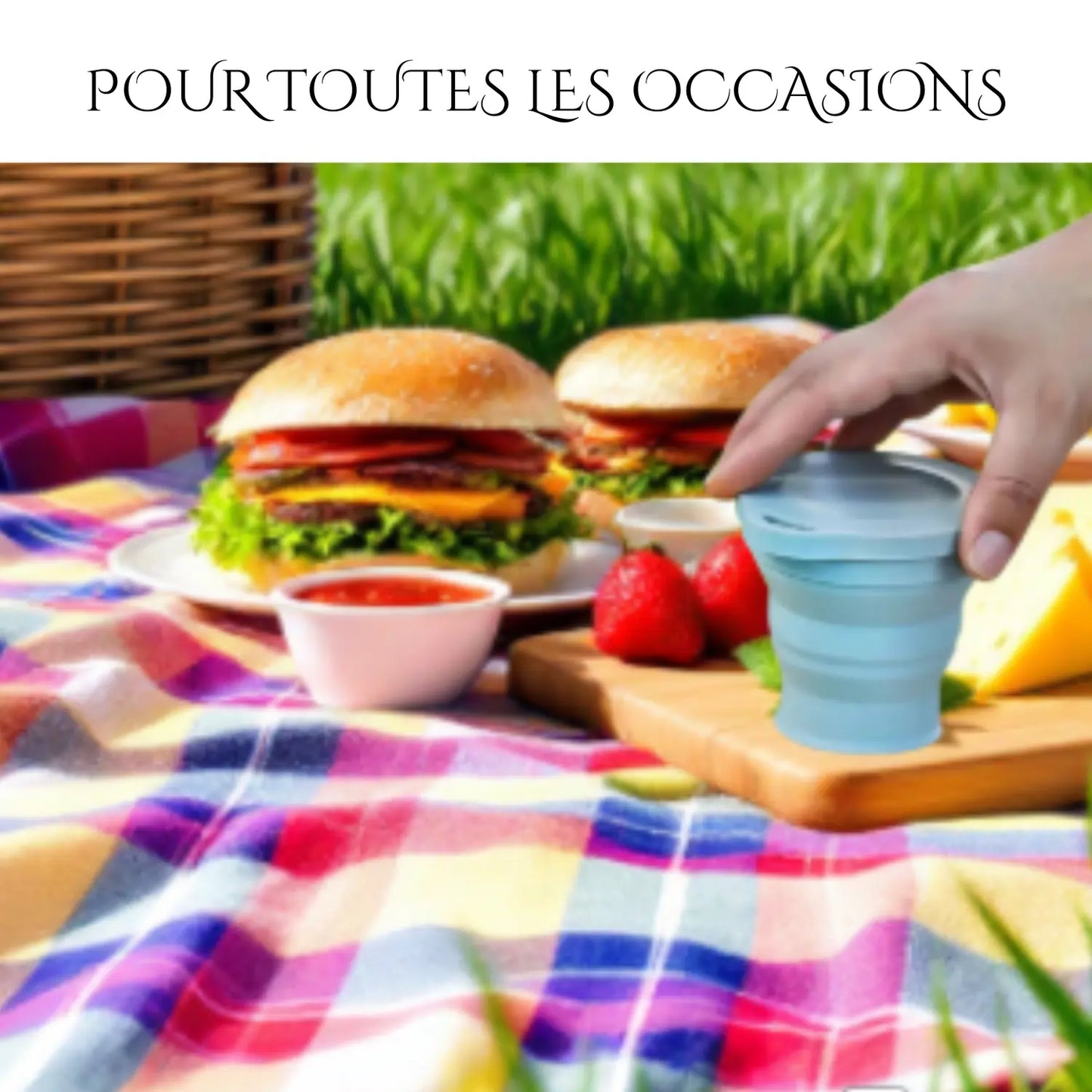 Tasse Pliable Portable Picnic