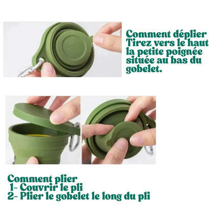Tasse Pliable Portable Plier et Deplier