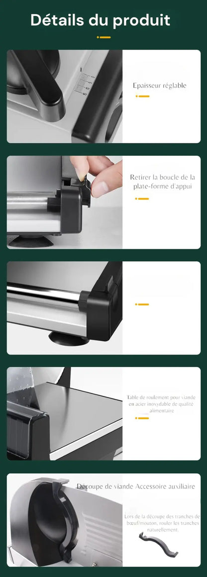 Trancheuse a jambon details