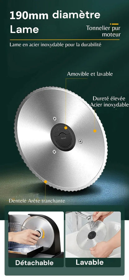 Trancheuse a jambon diametre