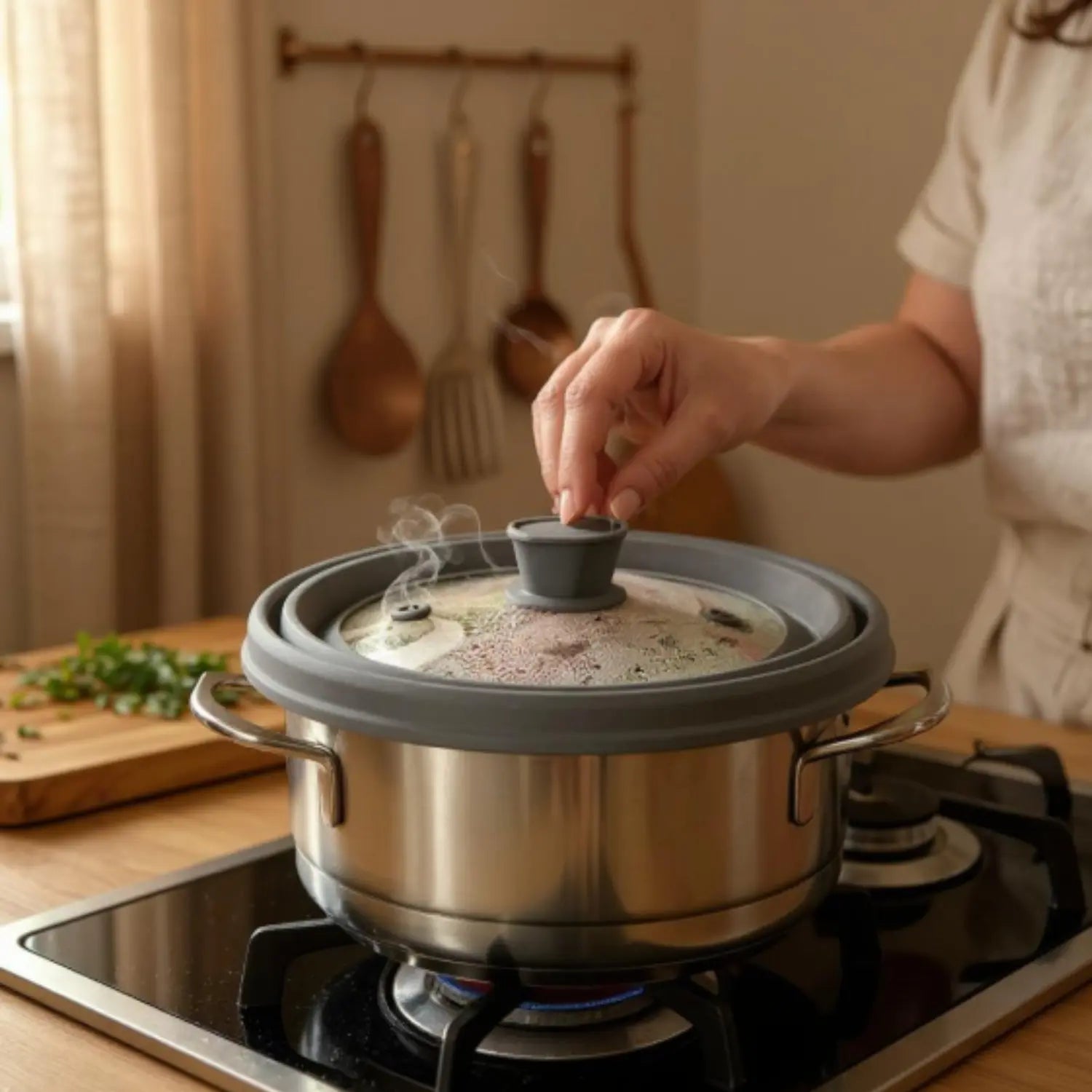 Microwave Splatter Cover Glass Microwave Cover for Food 10.5inch Foldable Microwave Plate Cover Silicone Splash Guard Food Cover Paradis Cuisine