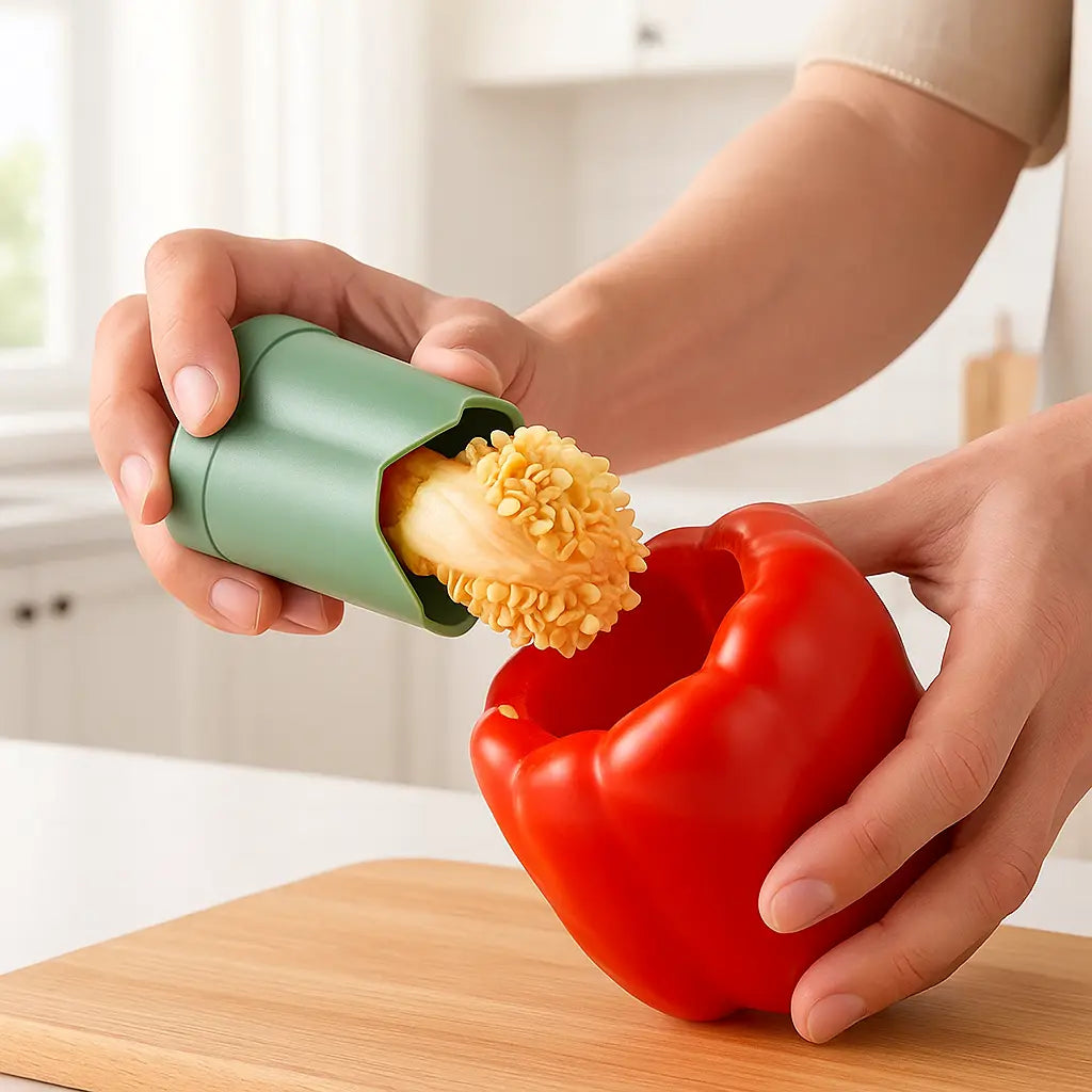 Vide-poivron en fonction