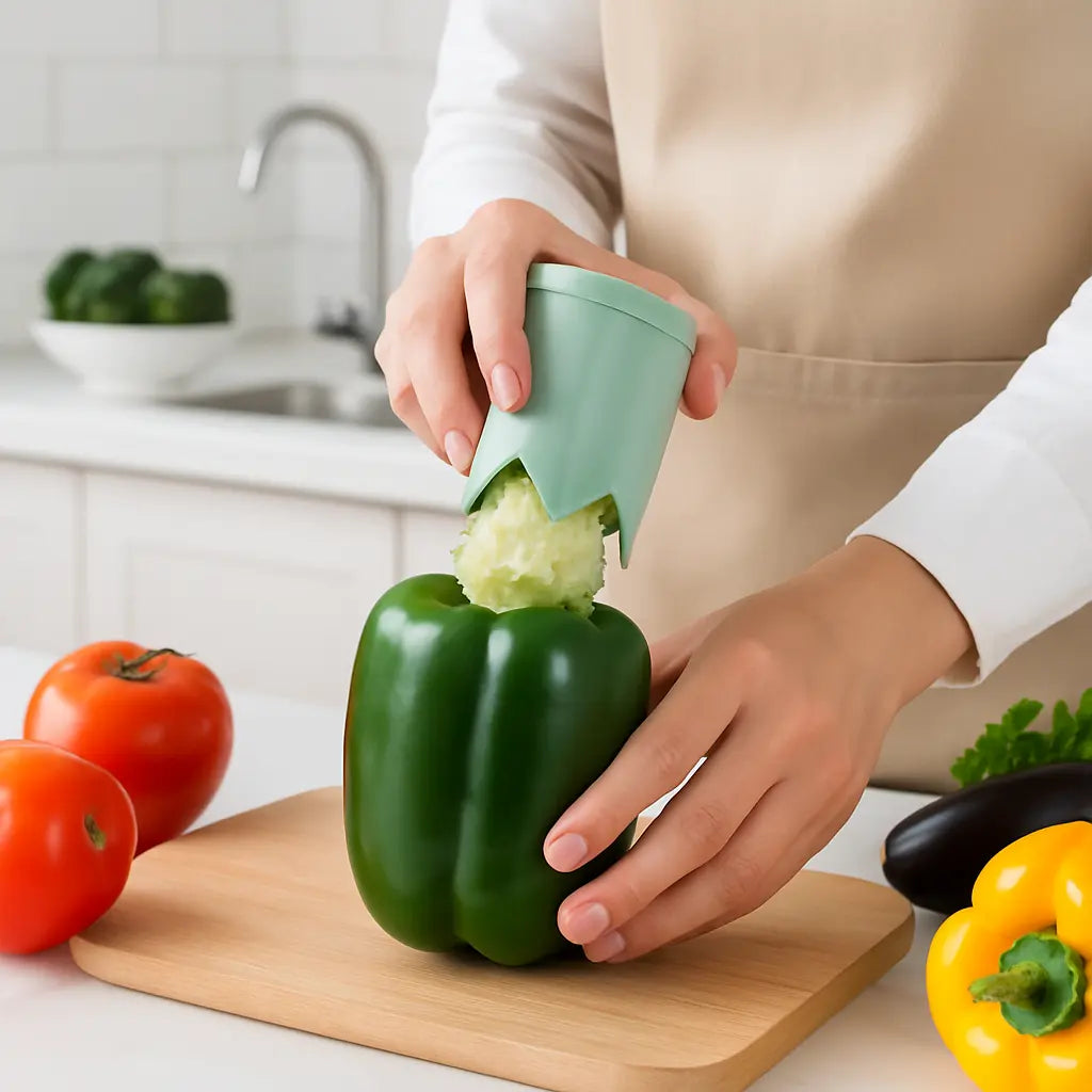 Vide-poivron en fonction