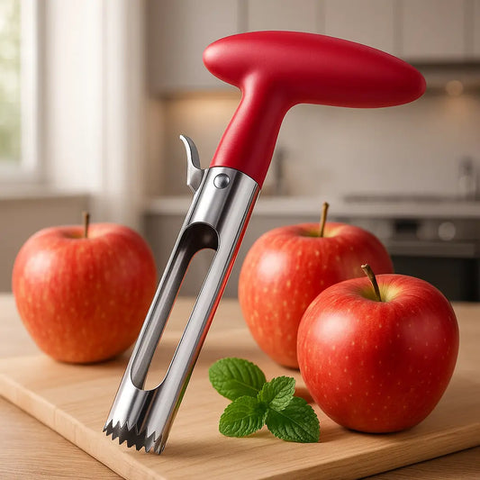 VIDE POMME AVEC POIGNÉE | COUPE-POMME Paradis Cuisine