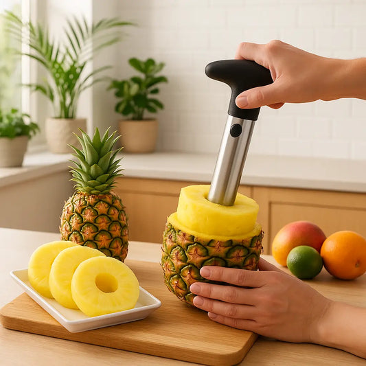 COUPE ANANAS AVEC POIGNÉE ERGO | ANANAS-PLUCH Paradis Cuisine