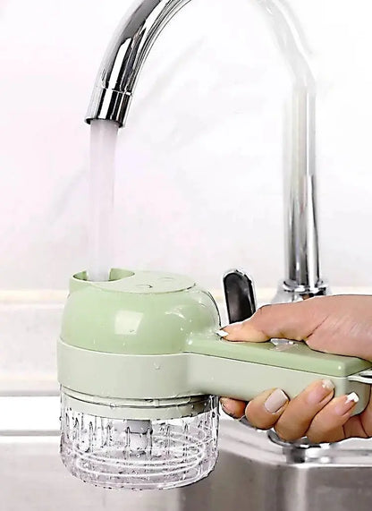 🥬🥒🥕 Coupe légumes électrique 5 en 1 - Paradis Cuisine