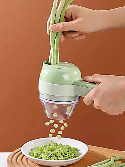 coupe légumes électrique  haricots verts