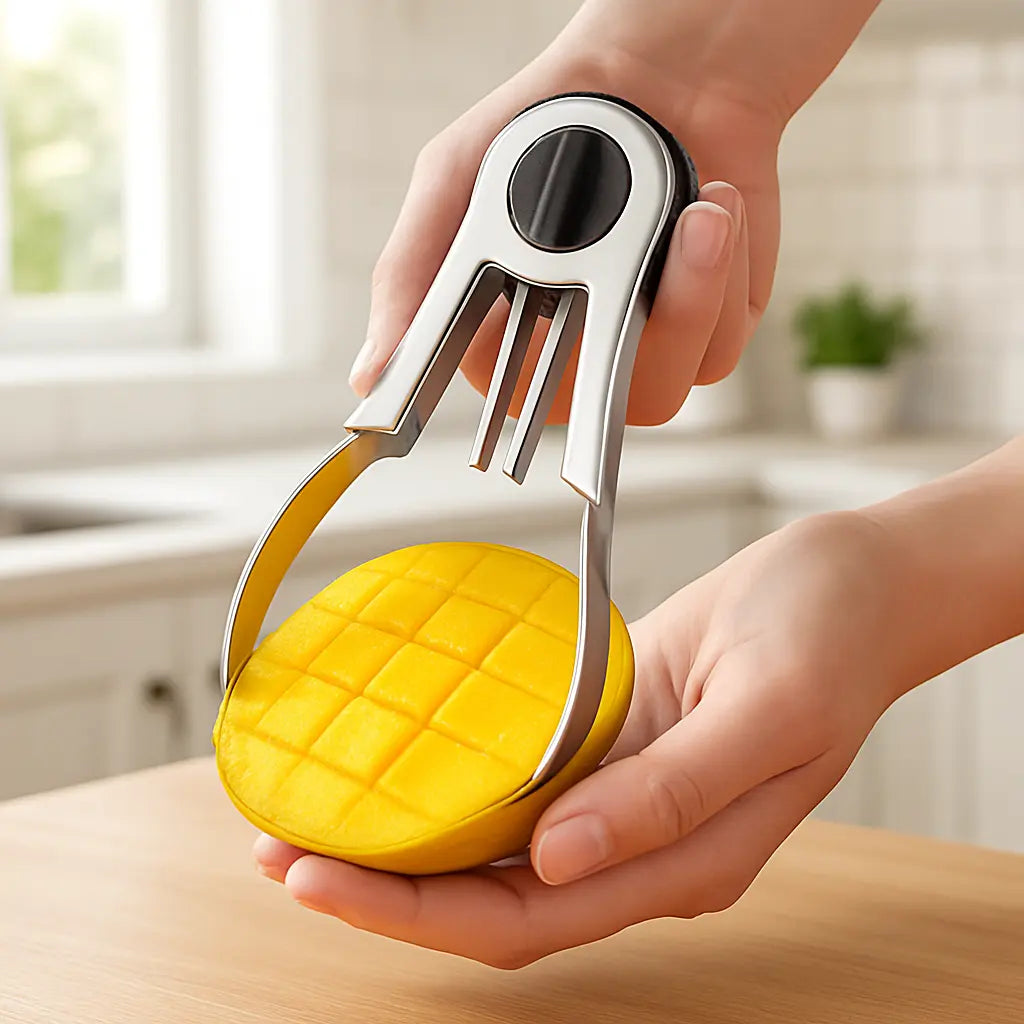 Coupe mangue / éplucheur à mangue - Paradis Cuisine