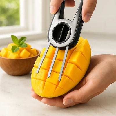 Coupe mangue / éplucheur à mangue - Paradis Cuisine