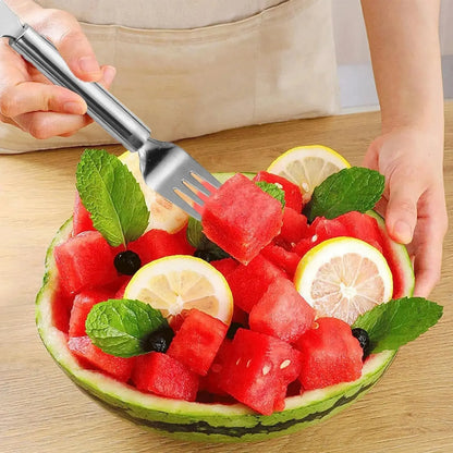 🍉 Coupe pasteque en acier inoxydable - Paradis Cuisine