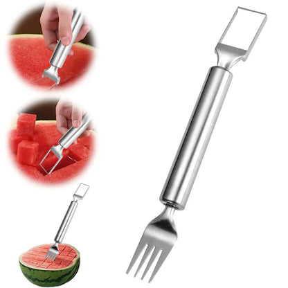 🍉 Coupe pasteque en acier inoxydable - Paradis Cuisine