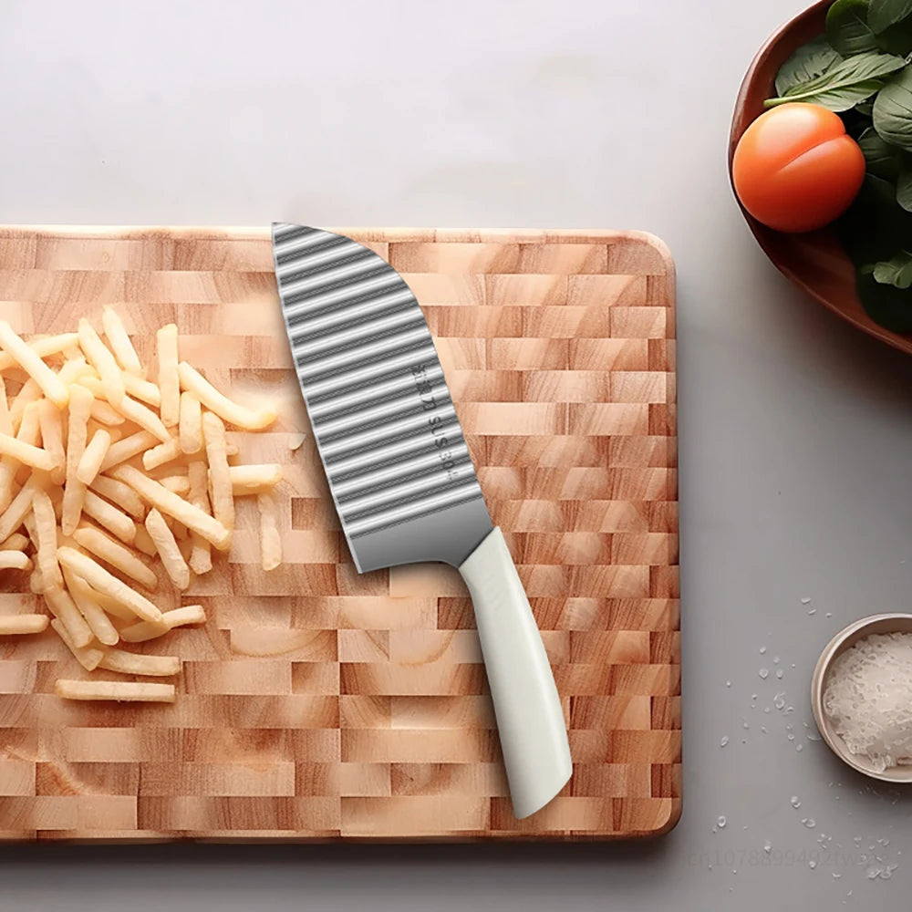 couteau  ondule pommes de terre