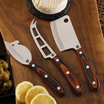Couteau pour fromage de table (set de trois) - Paradis Cuisine 3 types