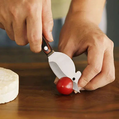 Couteau pour fromage de table (set de trois) - Paradis Cuisine coupe  tomate