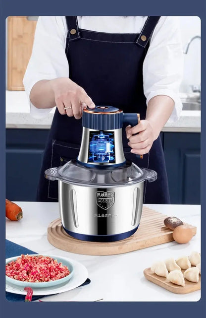 🥩 Hachoir électrique à viande en acier - Paradis Cuisine