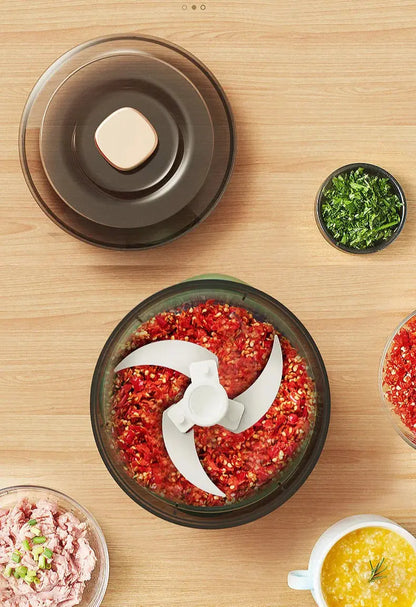 hachoir-electrique-a-viande-poivrons rouges