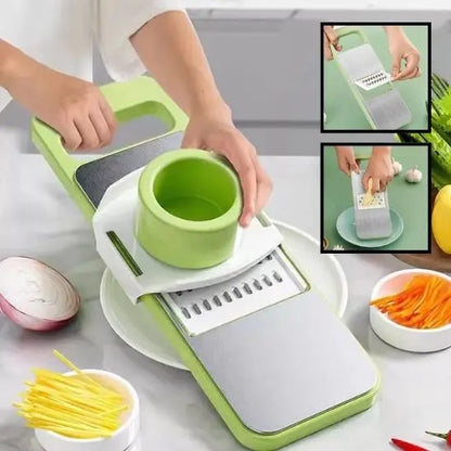 Mandoline Cuisine Multifonction - vert blanc - Paradis Cuisine