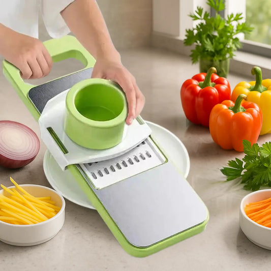 Mandoline Cuisine Multifonction - vert blanc - Paradis Cuisine