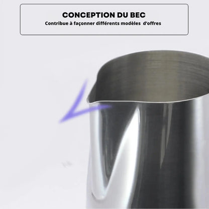 PICHET À LAIT AVEC INDICAETUR DE TEMPÉRATURE │ MILK-INTELIGENT-JAR Paradis Cuisine