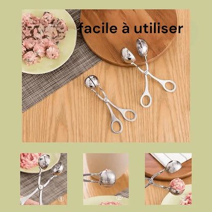 🥩 Pince a moule de boulettes de viande / Moule à boulettes - Paradis Cuisine