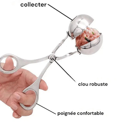 🥩 Pince a moule de boulettes de viande / Moule à boulettes - Paradis Cuisine