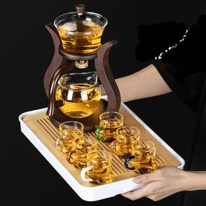 Service à thé en verre - Paradis Cuisine