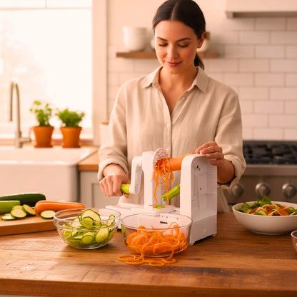 Spiraliser avec 5 coupe - légumes rotatifs - Paradis Cuisine