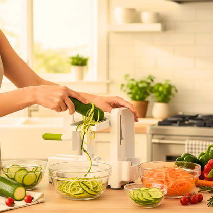 Spiraliser avec 5 coupe - légumes rotatifs - Paradis Cuisine