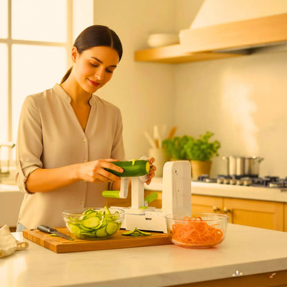 Spiraliser avec 5 coupe - légumes rotatifs - Paradis Cuisine