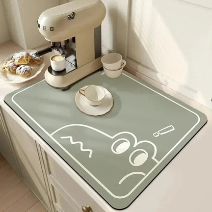 Grand tapis pour cuisine (coin café) - Paradis Cuisine