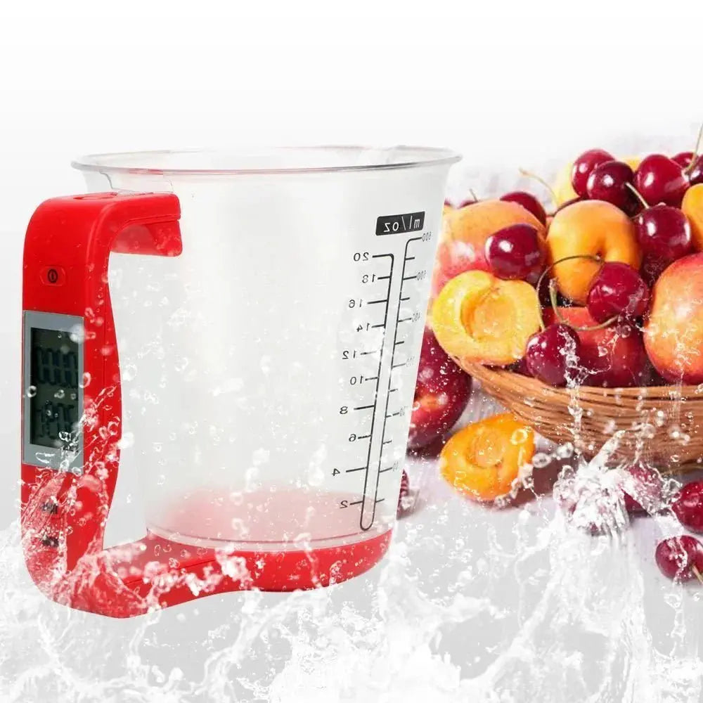 Tasse à mesurer numèrique - ElectronicCups™ - Noir - Paradis 